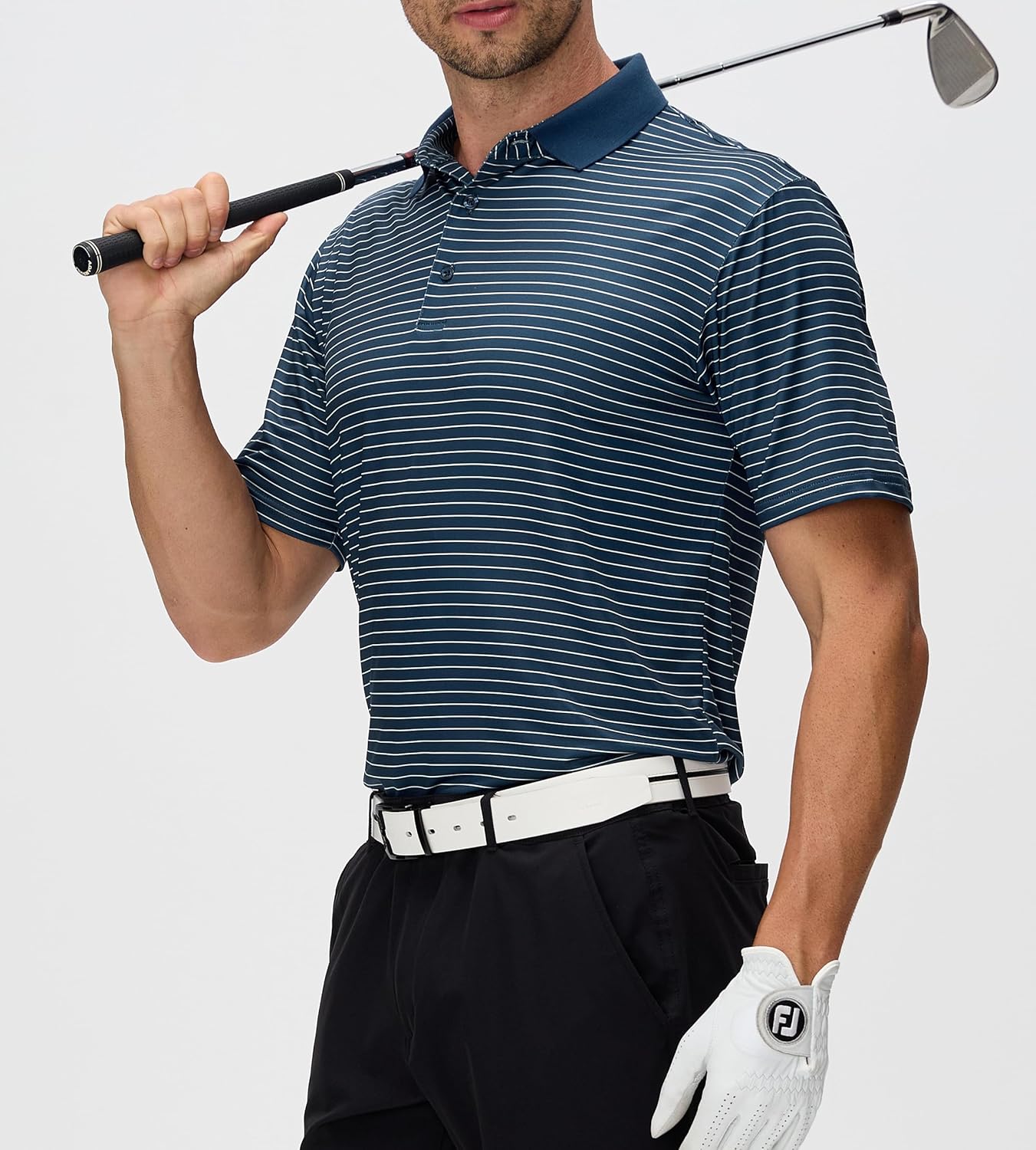 Alex Vando Men's Golf Shirt Quick Dry Polo Shirt
