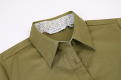 Alex Vando Womens Dress Shirts Wrinkle Free Regular Fit Long Sleeve Stretch Work Shirt