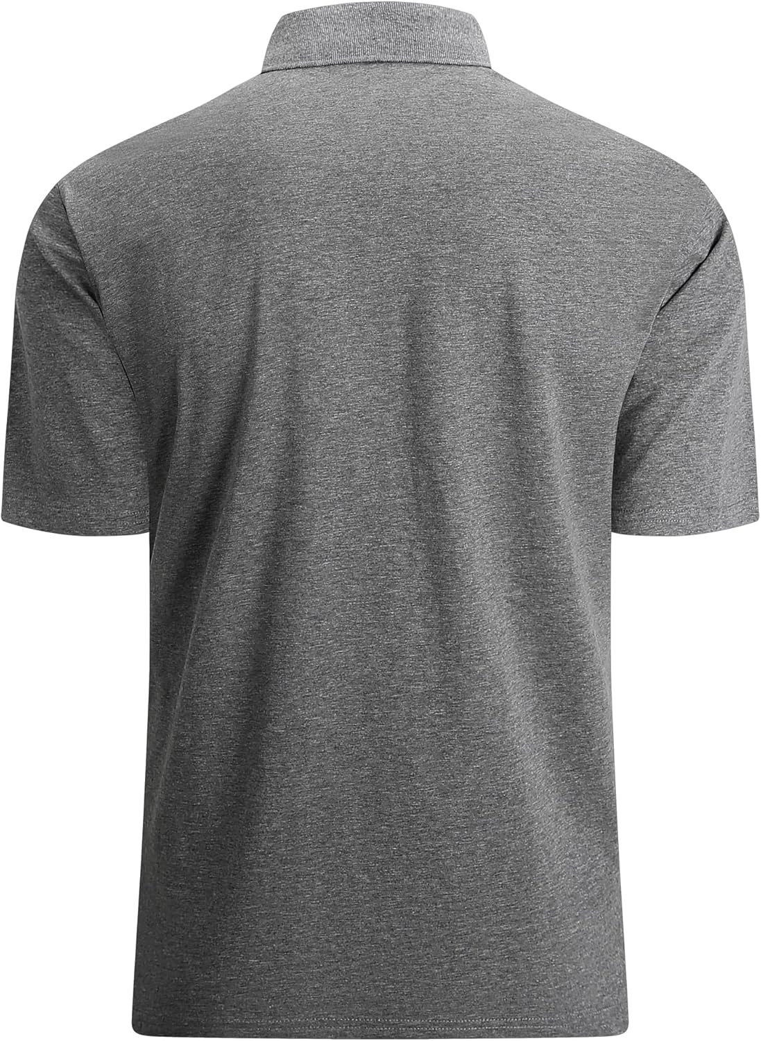 Alex Vando Mens Cotton Polo Shirts V-Neck Short Sleeve Casual Shirts for Men