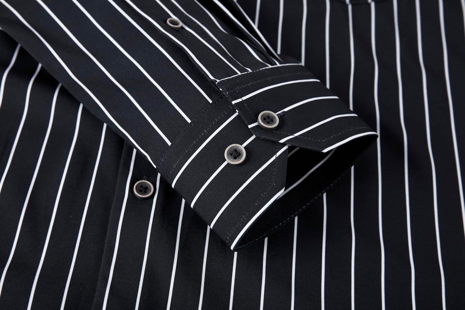 Alex Vando Mens Button Down Shirts Wrinkle Free 4-Way Stretch Print Business Casual Shirt