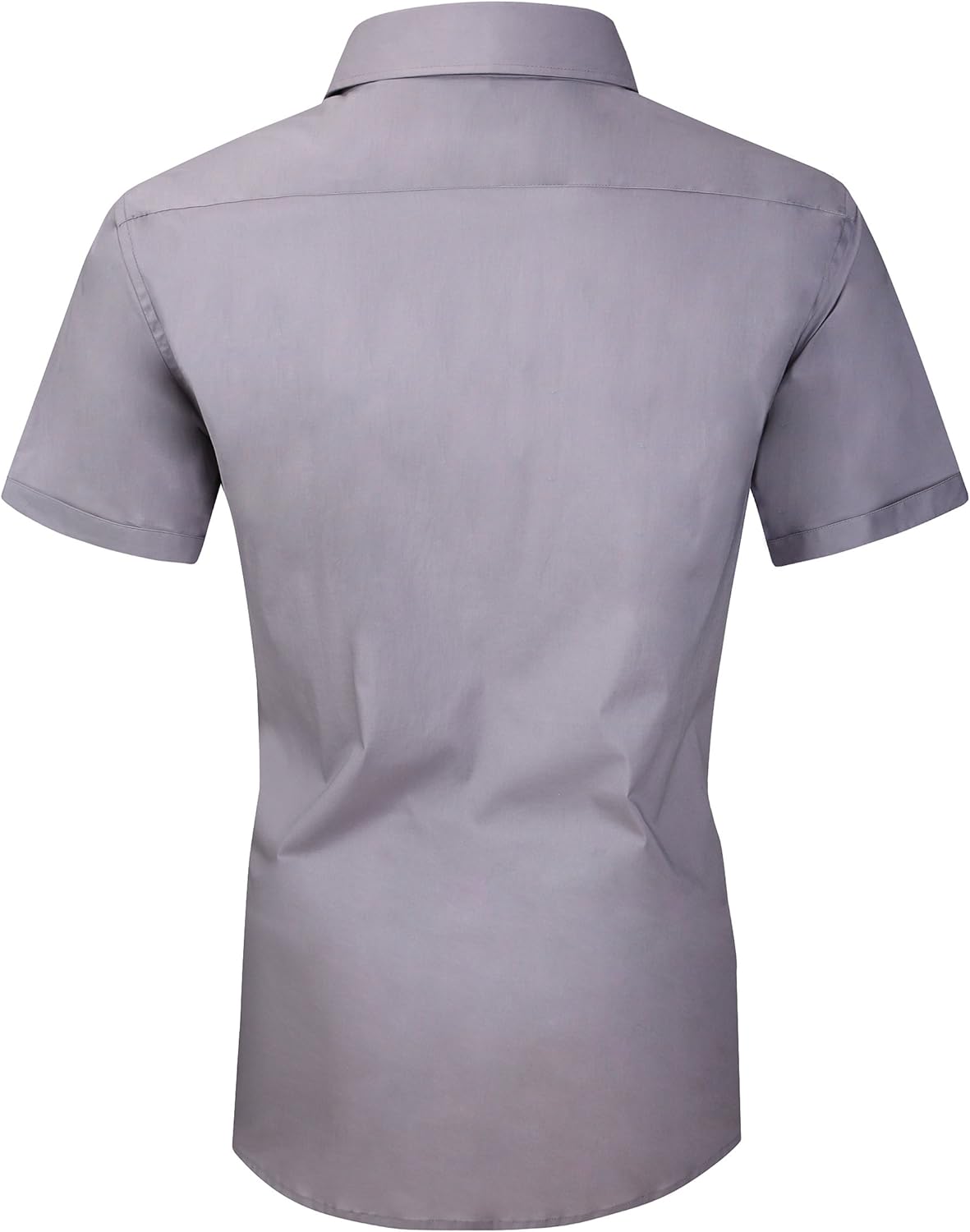Alex Vando Mens Dress Shirts 4-Way Stretch Wrinkle Free Regular Fit Short Sleeve Men Button Down Shirt