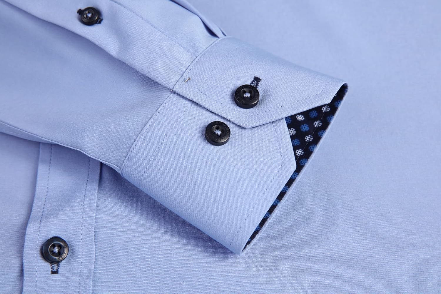 Alex Vando Mens Dress Shirt Wrinkle Free Regular Fit 4-Way Stretch Button Down Shirts