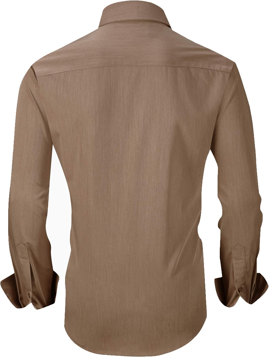 Alex Vando Mens Bamboo Dress Shirts Wrinkle Free Regular Fit Stretch Button Down Shirt