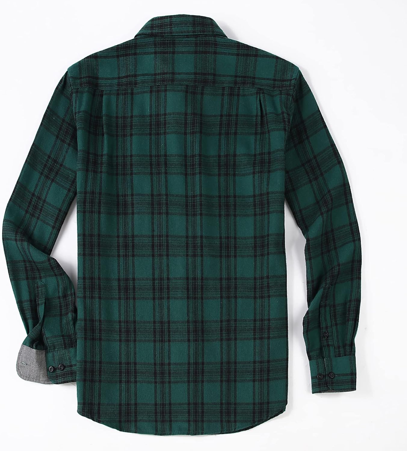 Alex Vando Men's Casual Plaid Flannel Shirt