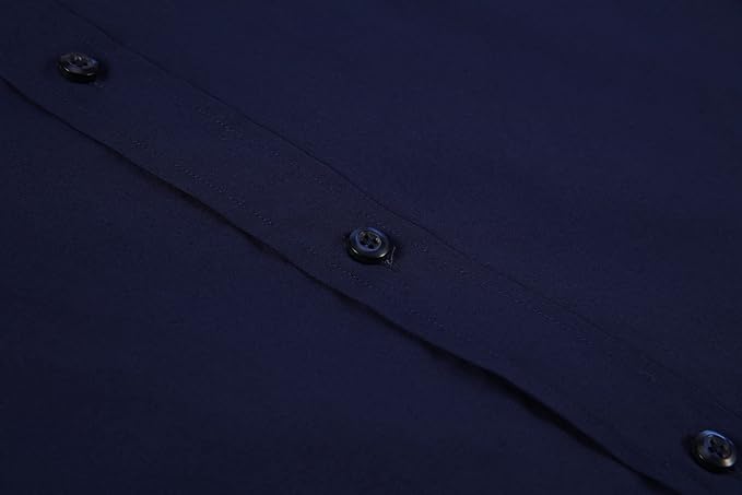 Alex Vando Mens Dress Shirts Regular Fit Long Sleeve Stretch Business Dress Shirts for Men