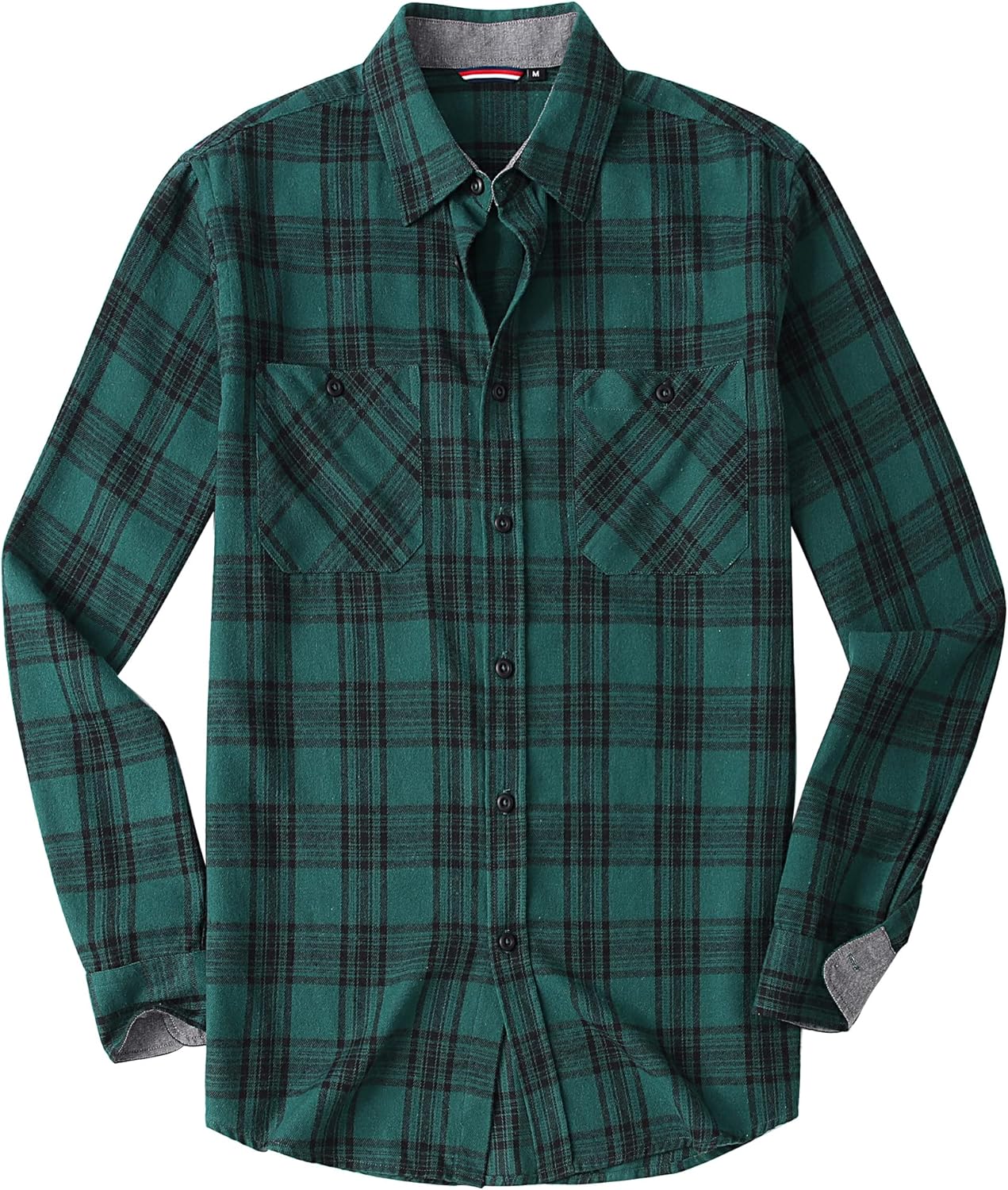 Alex Vando Mens Button Down Shirts Regular Fit Long Sleeve Casual Plaid Flannel Shirt