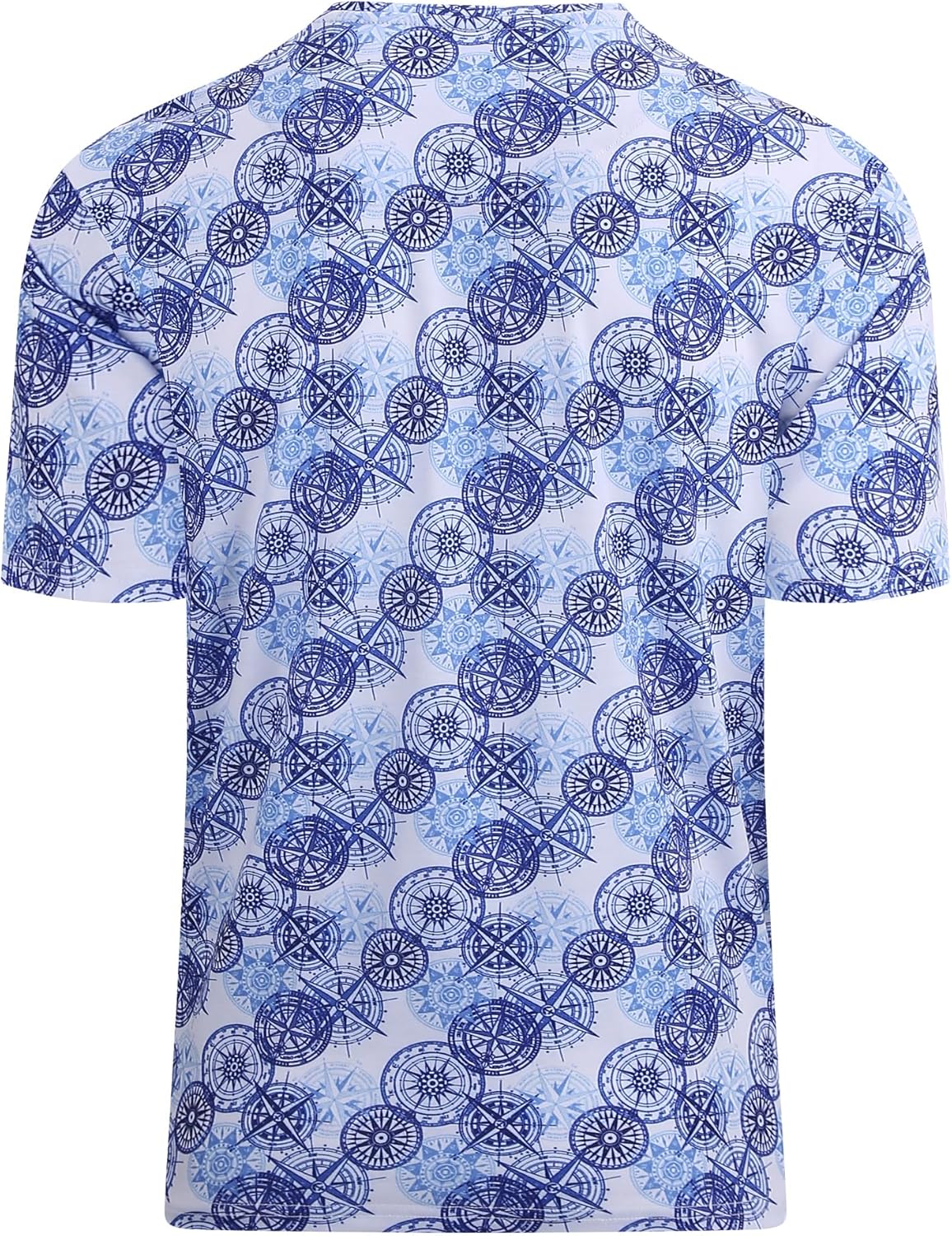 Alex Vando Mens Tie-Dye Printed 4-Way Stretch T-Shirts Short Sleeve Casual Shirt for Men