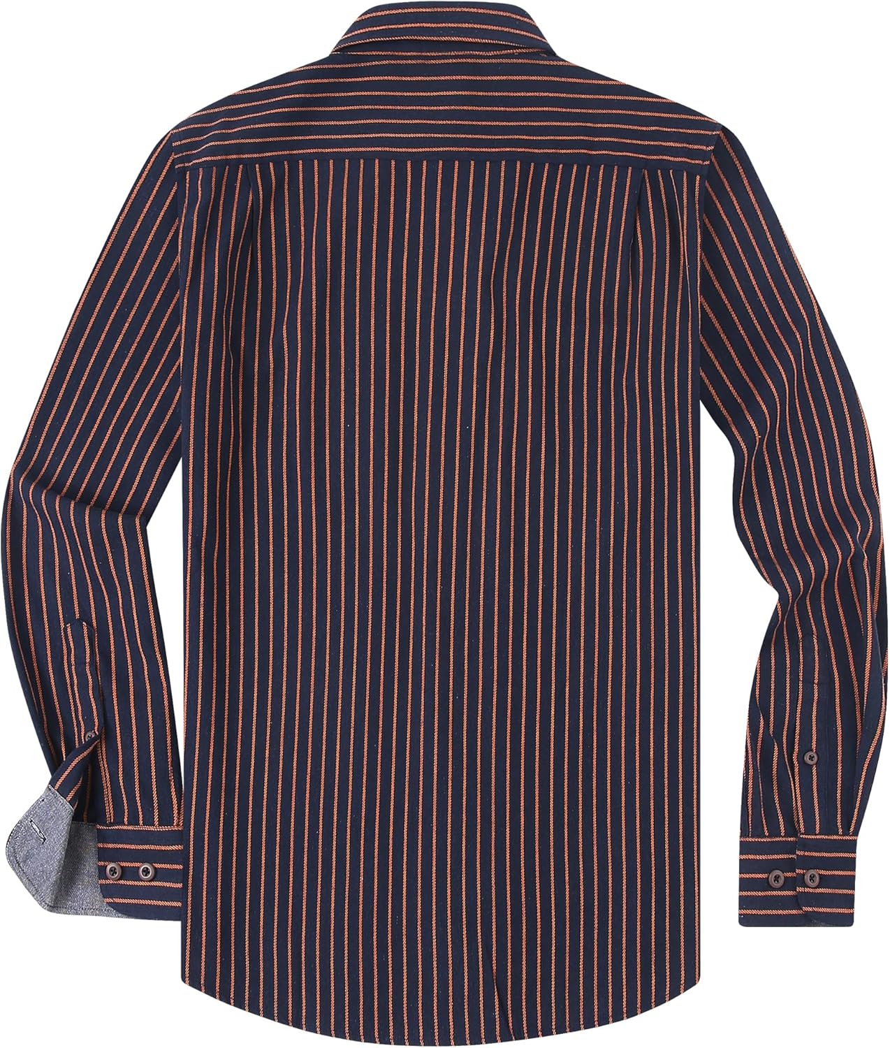 Alex Vando Men's Casual Plaid Flannel Shirt
