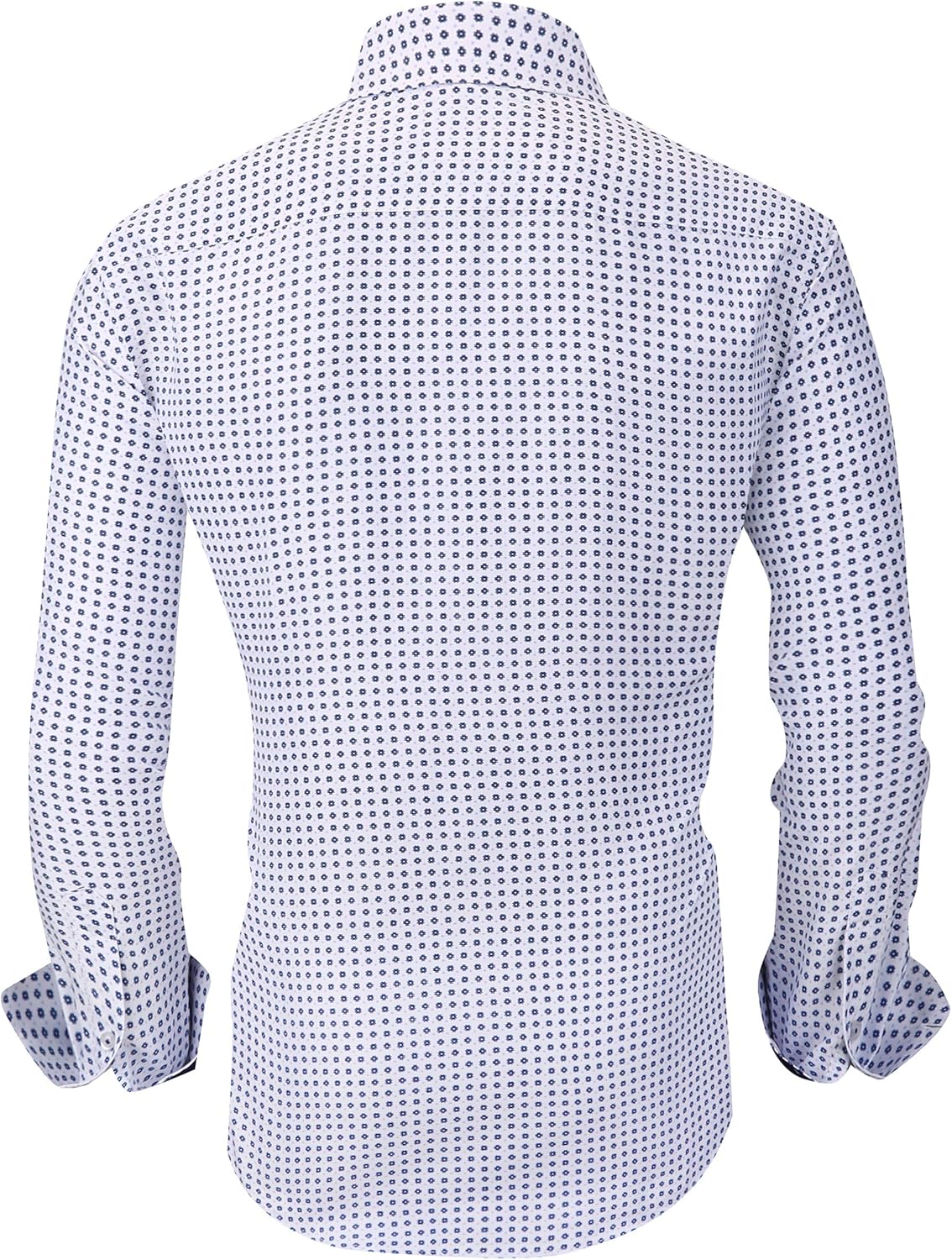 Alex Vando Mens Printed Dress Shirts Long Sleeve Regular Fit Button Down Shirt