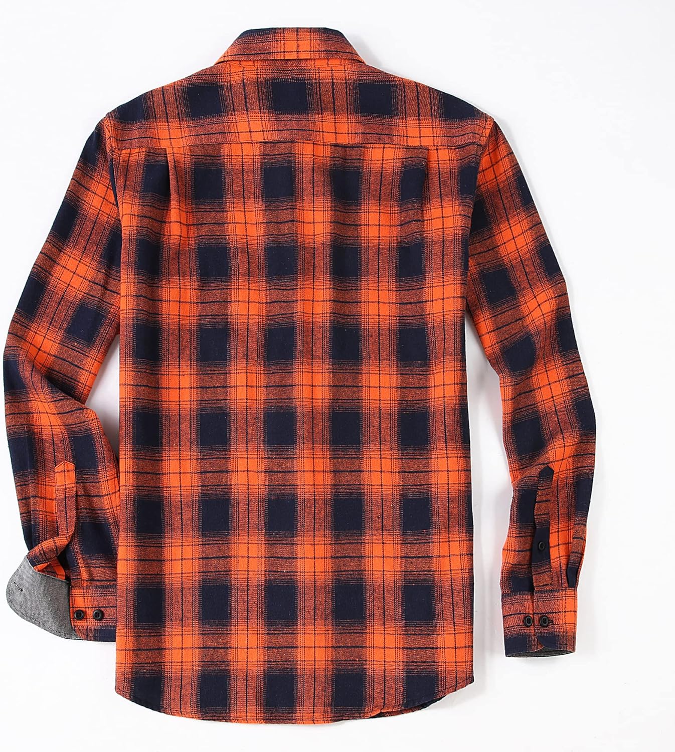 Alex Vando Men's Casual Plaid Flannel Shirt