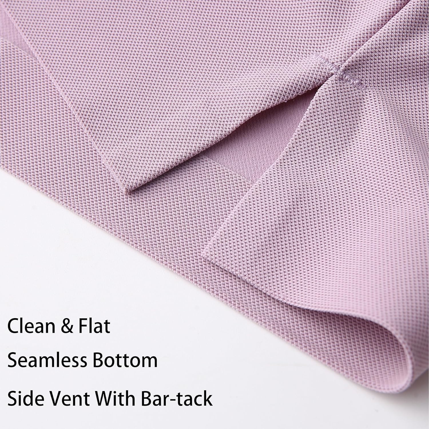 Alex Vando Mens Seamless Golf Shirt Moisture Wicking Quick-Dry Tailored Fit Polo Shirts