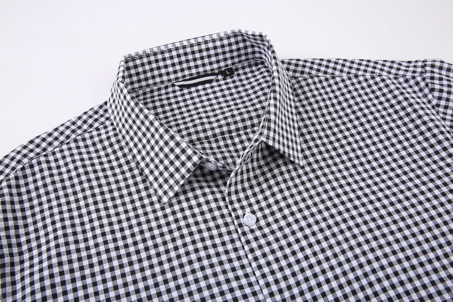 Alex Vando Mens Seersucker Dress Shirts Striped Business Casual Cotton Shirts for Men