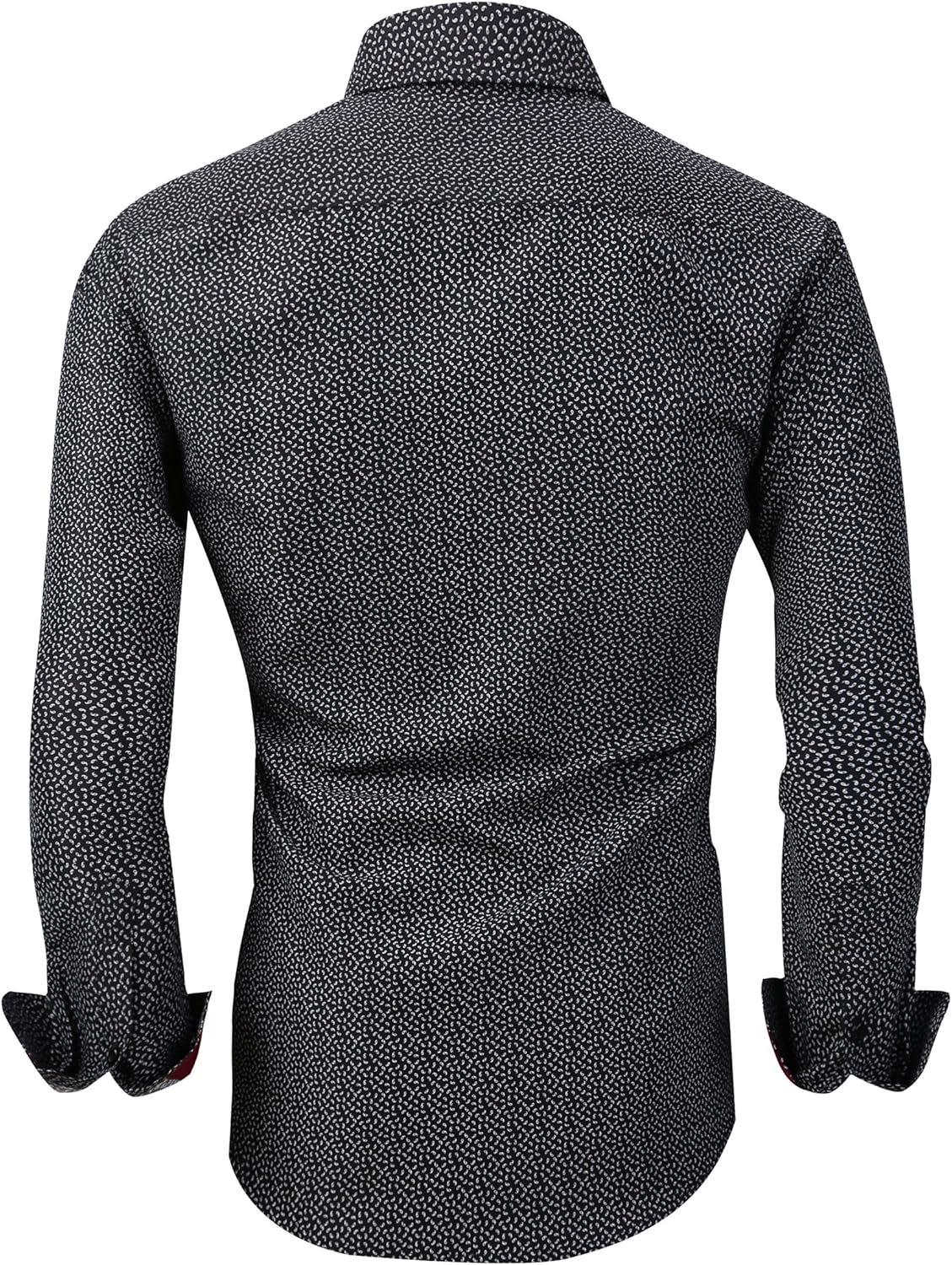 Alex Vando Mens Printed Dress Shirts Long Sleeve Regular Fit Button Down Shirt