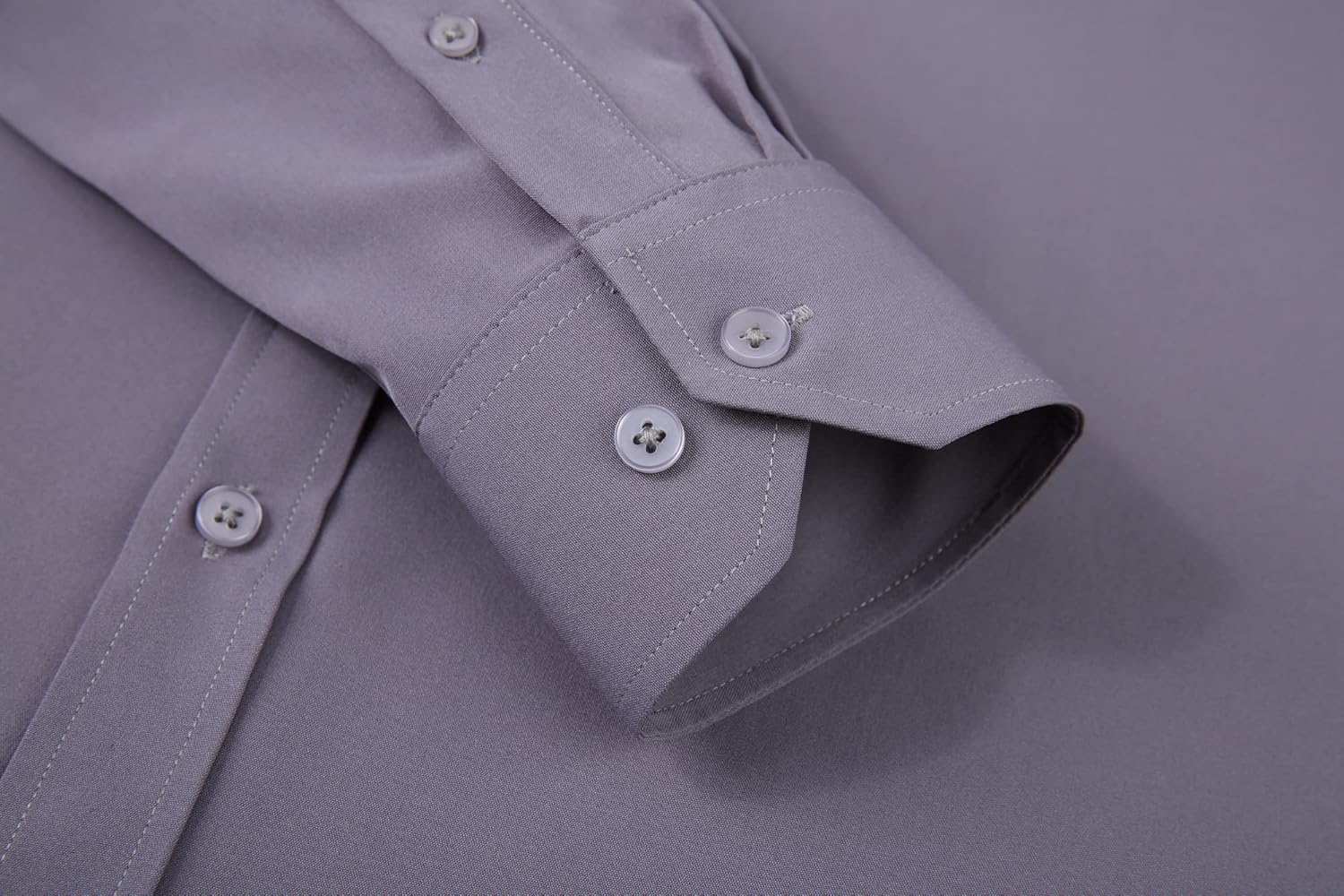 Alex Vando Mens Dress Shirt Wrinkle Free Regular Fit 4-Way Stretch Button Down Shirts