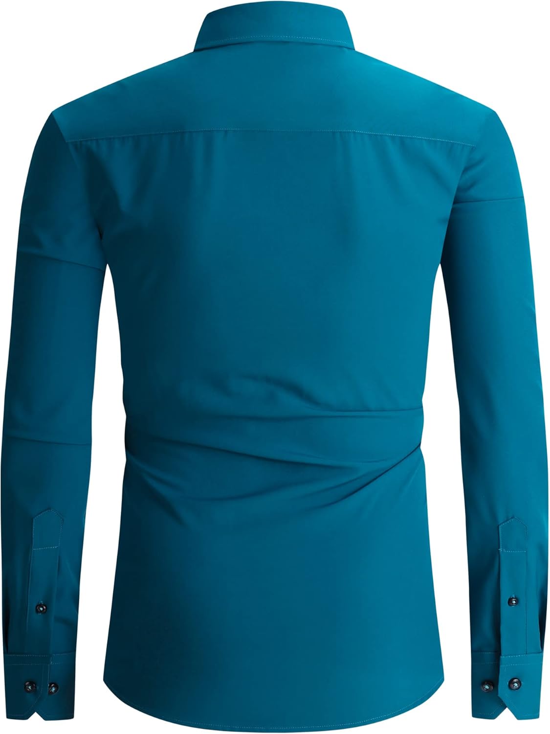Alex Vando Mens Dress Shirt Wrinkle Free Regular Fit 4-Way Stretch Button Down Shirts